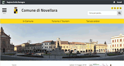Desktop Screenshot of comunedinovellara.gov.it